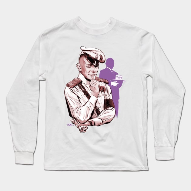 Erich Von Stroheim - An illustration by Paul Cemmick Long Sleeve T-Shirt by PLAYDIGITAL2020